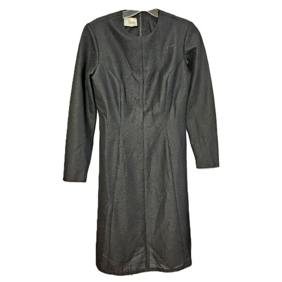 Vintage Puritan...Forever Young  Black Crew Neck Dress Metal Back Zip - Picture 1 of 7